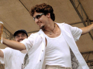 Justin Trudeau in Creston BC in 2000.