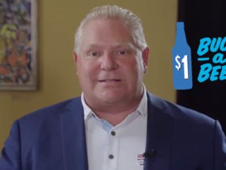 Ontario Premier Doug Ford announces the return of buck-a-beer.